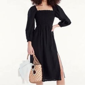J. Crew Linen Midi Dress